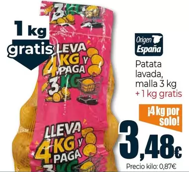 Patata Lavada