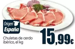 Chuletas De Cerdo Ibérico