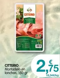 Citterio - Mortadela En Lonchas