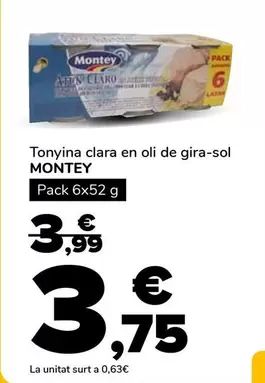 Montey - Tonyina Clara En Oli De Gira-sol