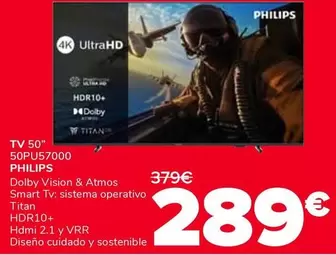 Philips - TV 50" 50PU57000
