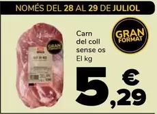 Gran Format - Carn Del Coll Sense OS