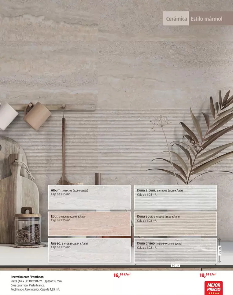 Revestimiento 'Pantheon'