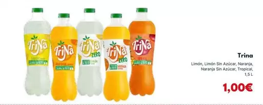 Trina - Limón/ Limón Son Azúcar/ Naranja/ Nevada Sin Azucar/ Tropical