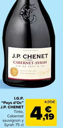 J.p Chenet - I.G.P. "Pays d'Oc"
