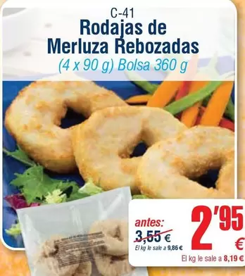 Rodajas De Merluza Rebozadas