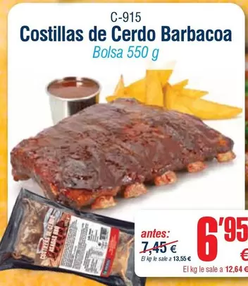 Costillas De Cerdo Barbacoa