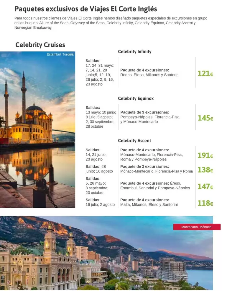 Paquetes Exclusivos De Viajes El Corte Inglés
