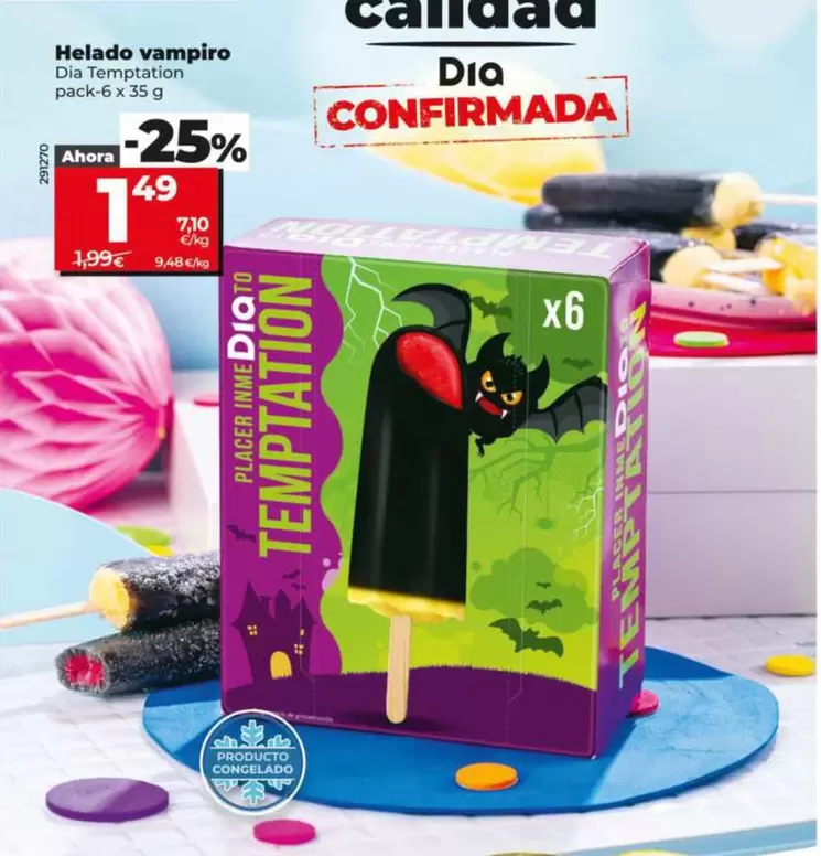 Dia Temptation - Helado Vampiro