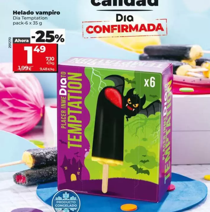 Dia Temptation - Helado Vampiro 