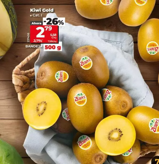 Kiwi Gold Bandeja 500 G