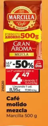 Marcilla - Café Molido Mezcla 500 G