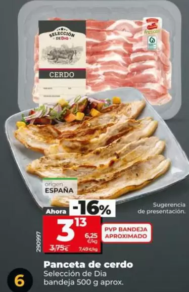 Seleccion De Dia - Panceta De Cerdo