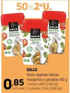 Gallo - Pasta Vegetale Helices Margaritas O Parajitas