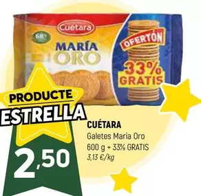 Cuétara - Galetes Maria Oro