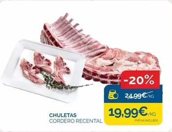 Chuletas Cordero Recental