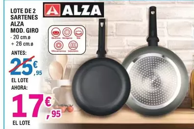 Alza - Lote De 2 Sartenes Mod. Giro