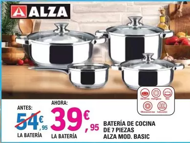 Alza - Batería De Cocina De 7 Piezas Mod. Basic