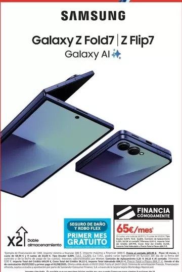 Samsung - Galaxy Z Fold7 Z Flip7