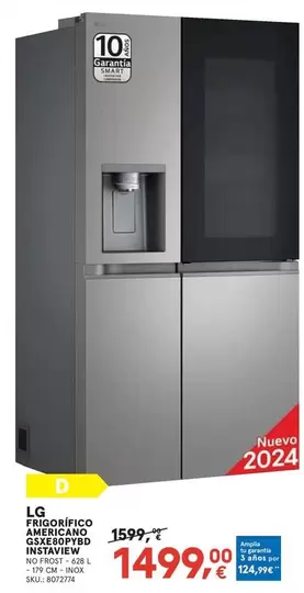 LG - Frigorífico A3 Eze34pvbpd