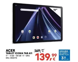 Acer - Tablet Iconia Tab A11