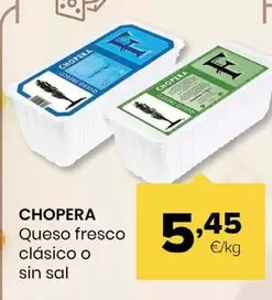 Chopera - Queso Fresco Clásico O Sin Sal