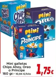 Lu - Mini Galletas Chips Ahoy/ Oreo O Principe