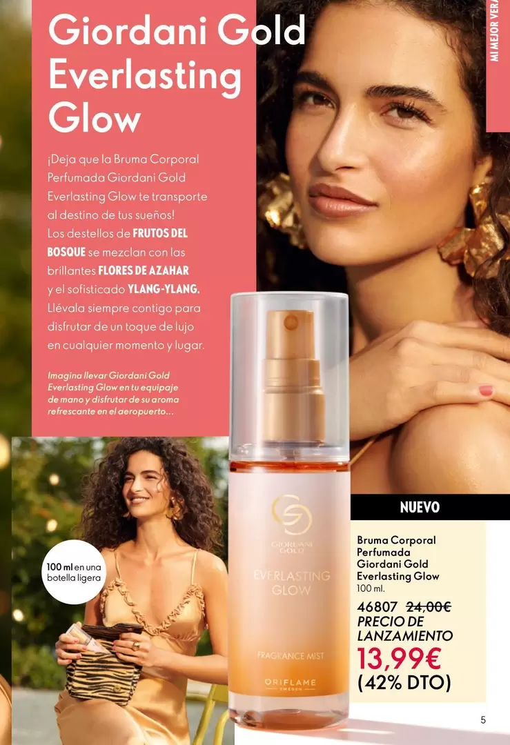 Oriflame - Bruma Corporal Perfumada Giordani Gold Everlasting Glow