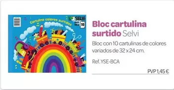 Bloc Cartulina Surtido Selvi