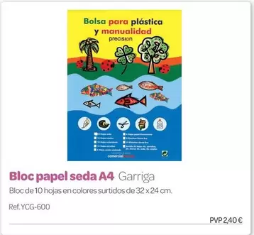 Bloc Papel Seda A4 Garriga