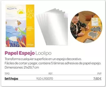 Papel Espejo Loolipo