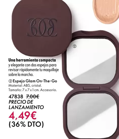 Espejo Glam On-The-Go