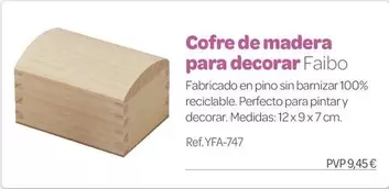 Cofre De Madera Para Decorar Faibo