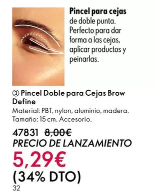 Pincel Doble Para Cejas Brow Define