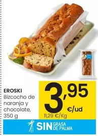 Eroski - Bizcocho De Naranja Y Chocolate