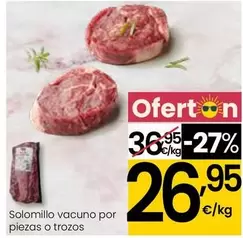 Solomillo Vacuno Por Piezas O Trozos