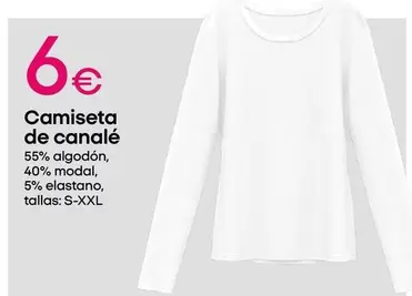 Camiseta De Canalé
