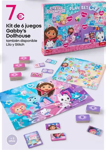 stitch - Kit 6 Juegos Gabby's Dollhouse