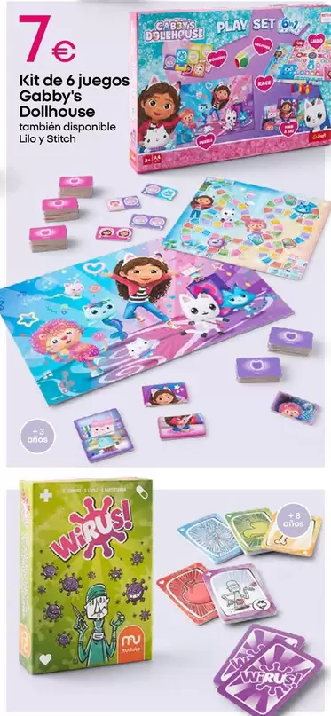 Gabby's Dollhouse - Kit De 6 Juegos 