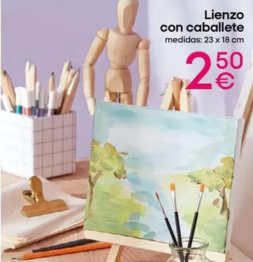 Lienzo Con Caballete