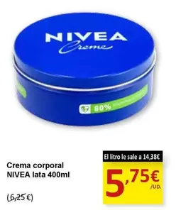 Nivea - Crema Corporal Lata