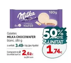 Milka - Galetes Chocowafer