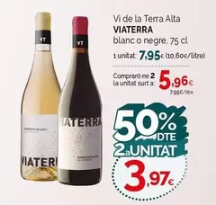 Terra - Vi De La  Alta Blanc O Negre