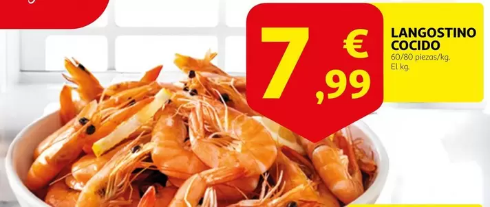 Langostino Cocido