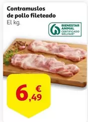 Contramuslos De Pollo Fileteado