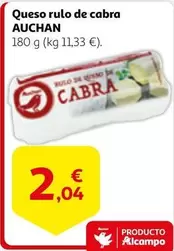 Auchan - Queso Rulo De Cabra