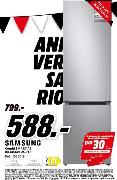 Samsung - Combi Smart Al Rb36c6005df