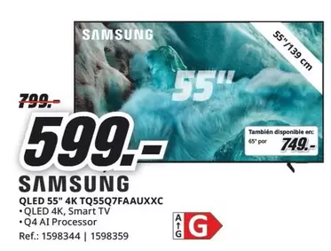 Samsung - Qled 55" 4k Tq55q7fauxxc