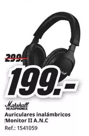 Marshall - Auriculares Inalámbricos Monitor