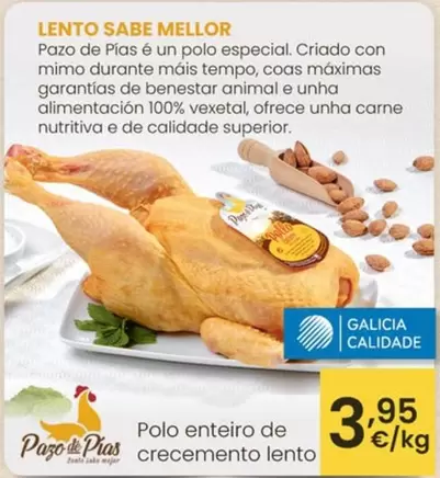 Pazo De Pías - Polo Enteiro De Crecemento Lento